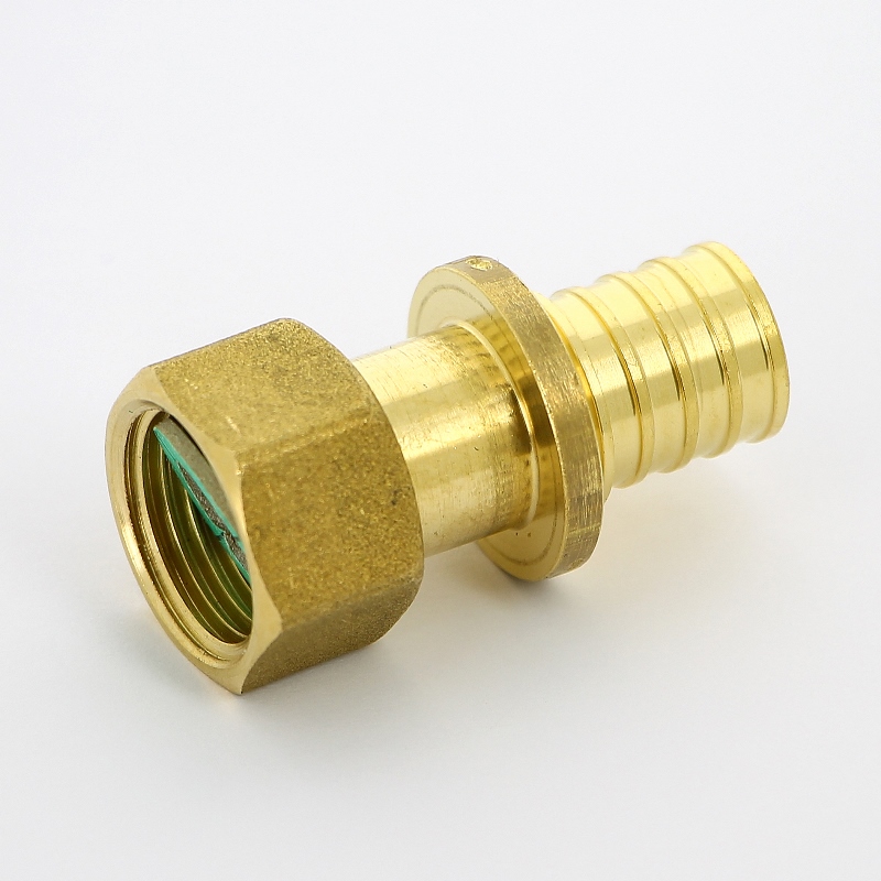 Муфта с накидной гайкой 16 x 3/4" аксиальная для труб PE-X UNI-FITT