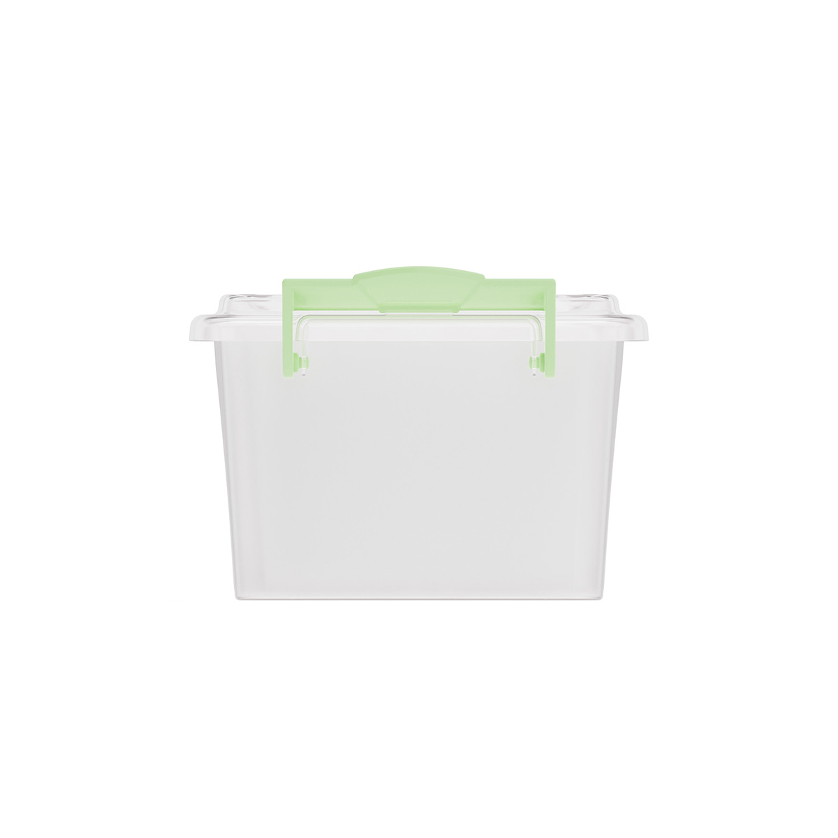 Контейнер прямоуг.  2,5 л с крышкой и ручками (1/12) "альтернатива" м421