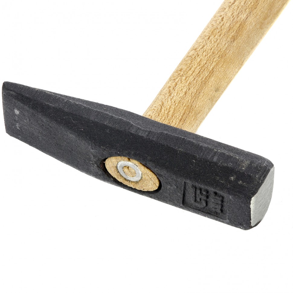Молоток слесарный 300 г, квадратный боек, деревянная рукоятка Сибртех (10214)