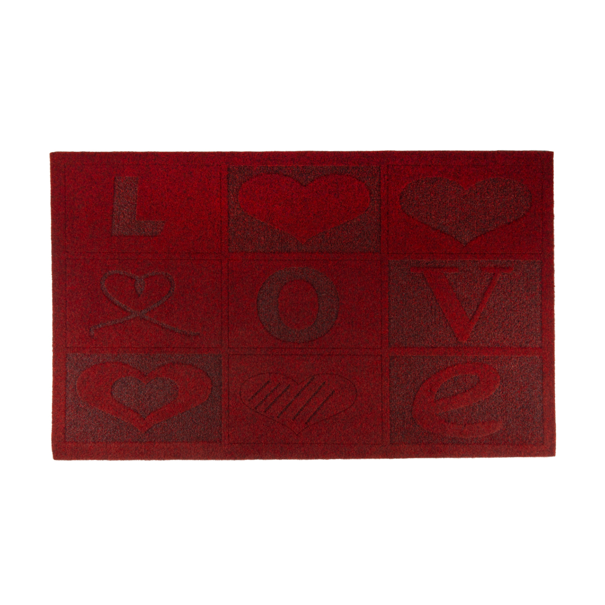 Коврик гравированный 45*75 см "love" (1/15) "sunstep" 37-924