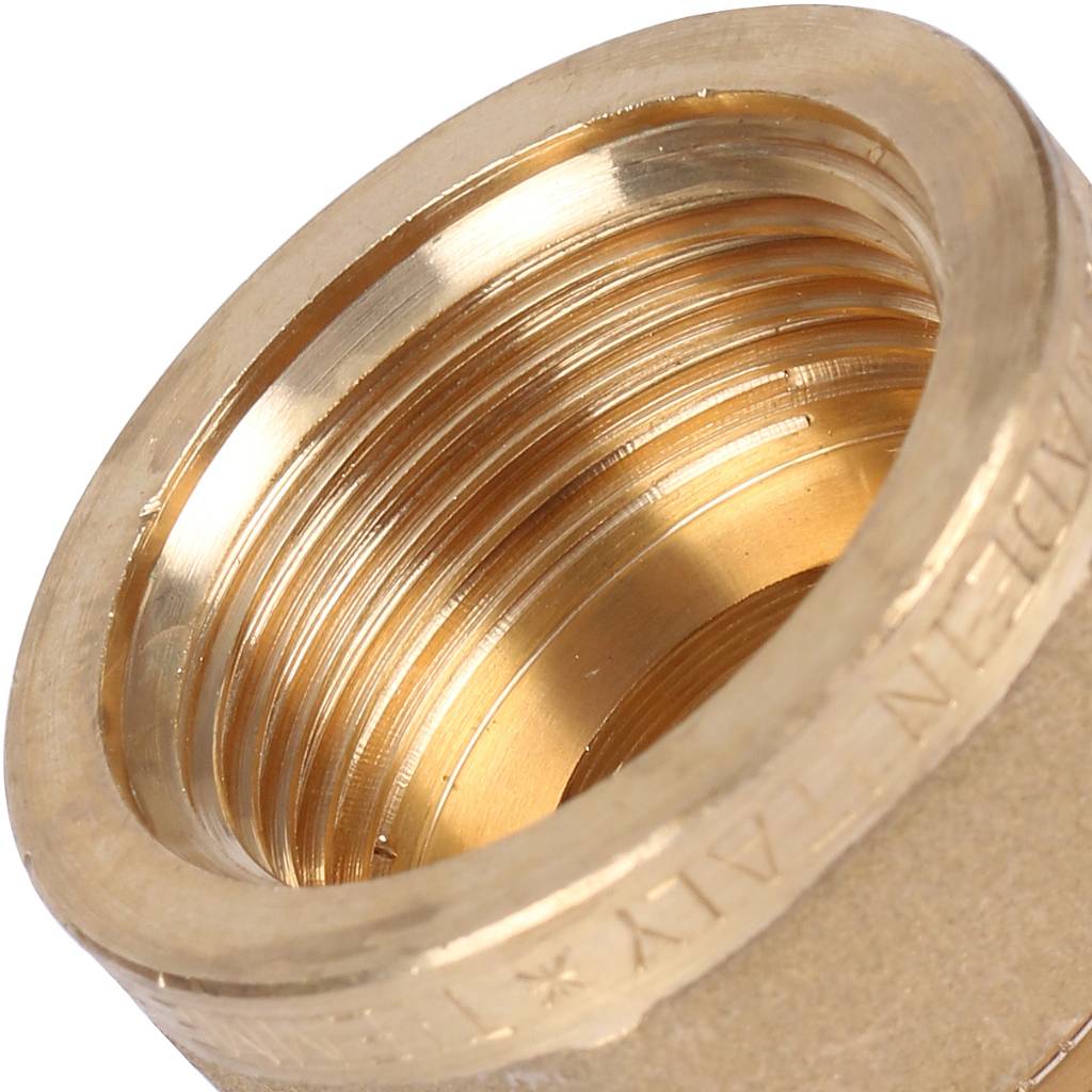Переходник резьбовой ВН 3/4" x 1/2" латунь TIEMME