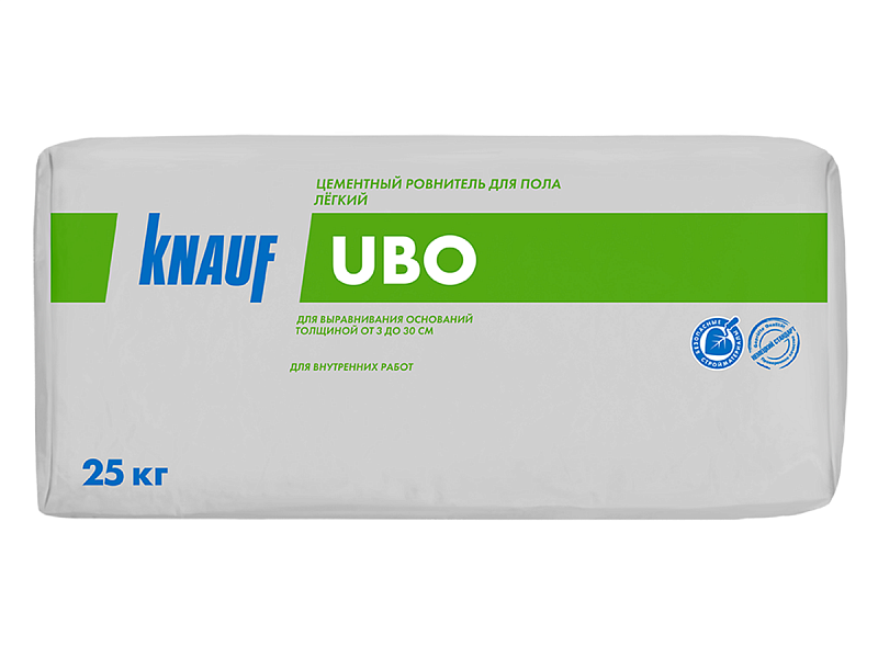 Стяжка облегченная Knauf UBO (Кнауф УБО) 25 кг