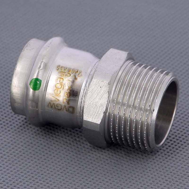 Муфта пресс-Н 28х1" нержавеющая сталь Sanpress Inox VIEGA