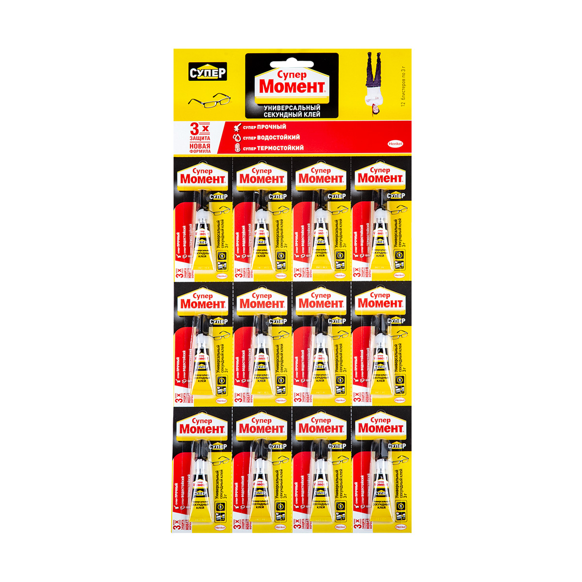 Клей момент супер 3 г (12/288)  хенкель