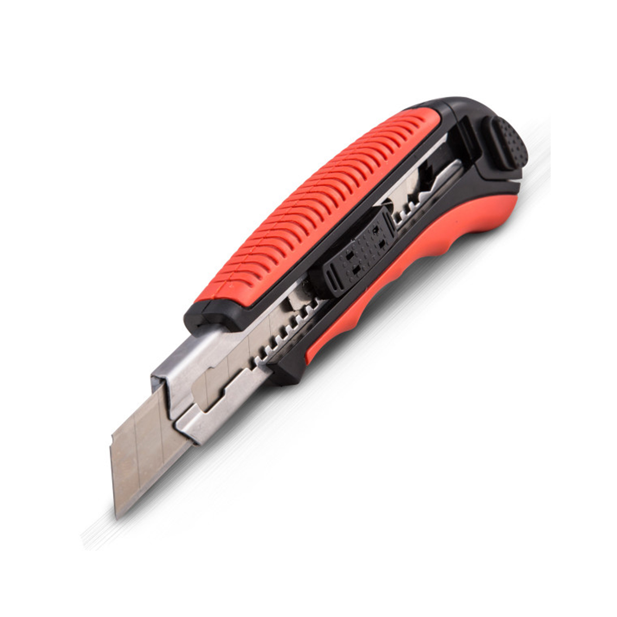 Нож пистолетный 18 мм двухкомп. корпус, 6 сменных лезвий (1/12/96) "beorol"