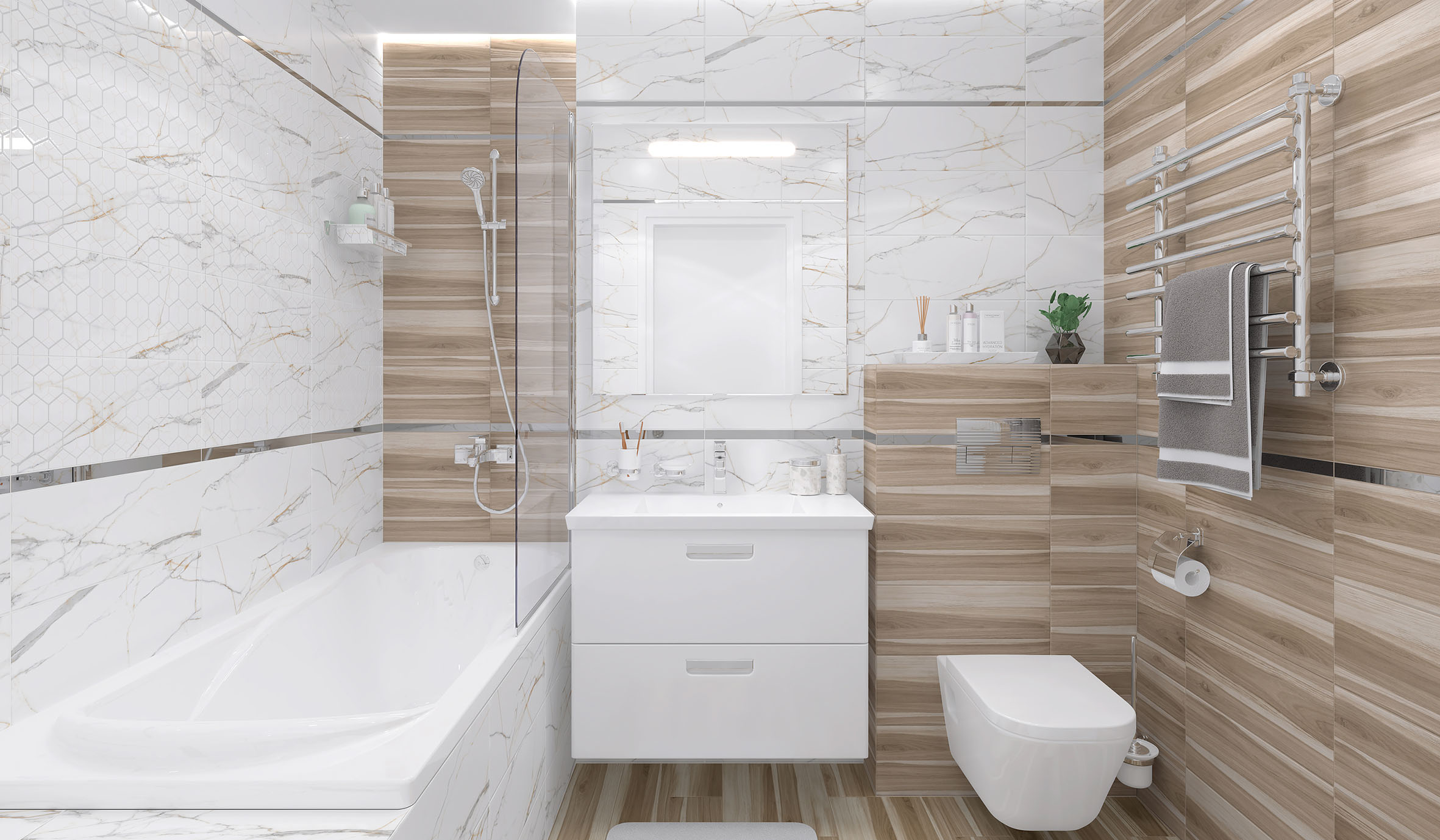 Champagne белый 20x50