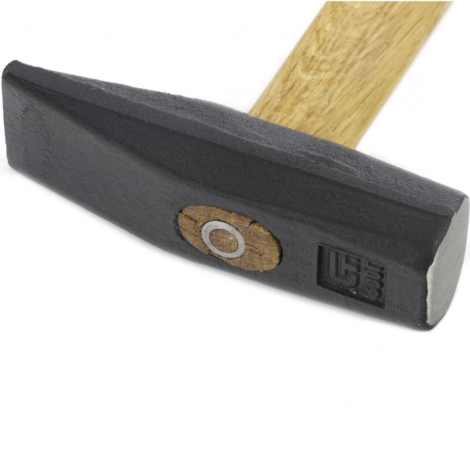 Молоток слесарный 600 г, квадратный боек, деревянная рукоятка Сибртех (10219)