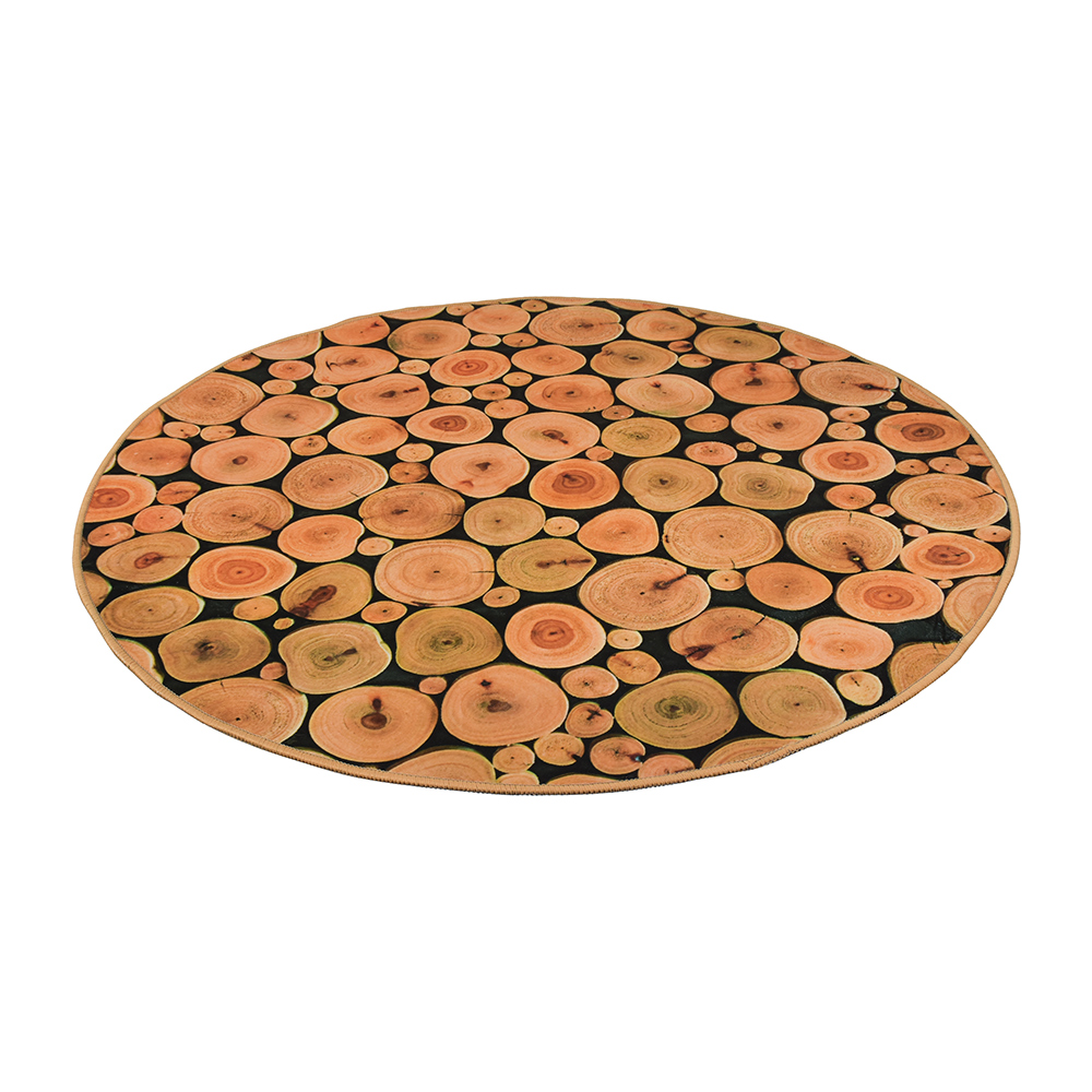 Коврик влаговпитывающий "velur" круглый d-75 см (1/10) "vortex" 24251