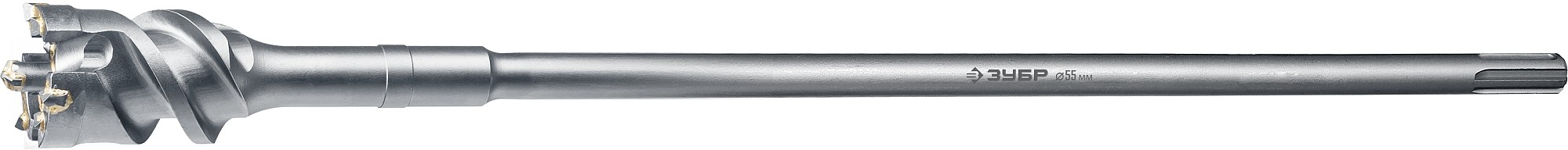 ЗУБР 55 х 500/600 мм, SDS-max проломной бур, Профессионал (29330-55-600)