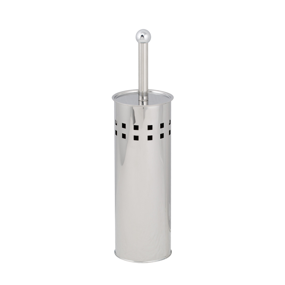 Туалетный набор ерш с подставкой, металл. (1/12) "swensa" p803