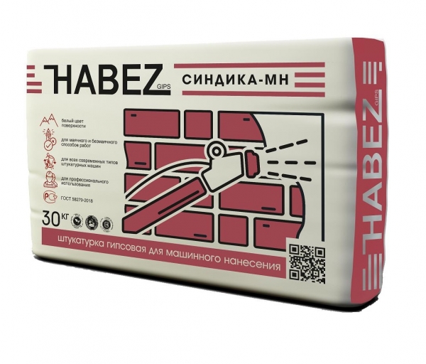 Белая штукатурка МН СИНДИКА ХАБЕЗ 30 кг