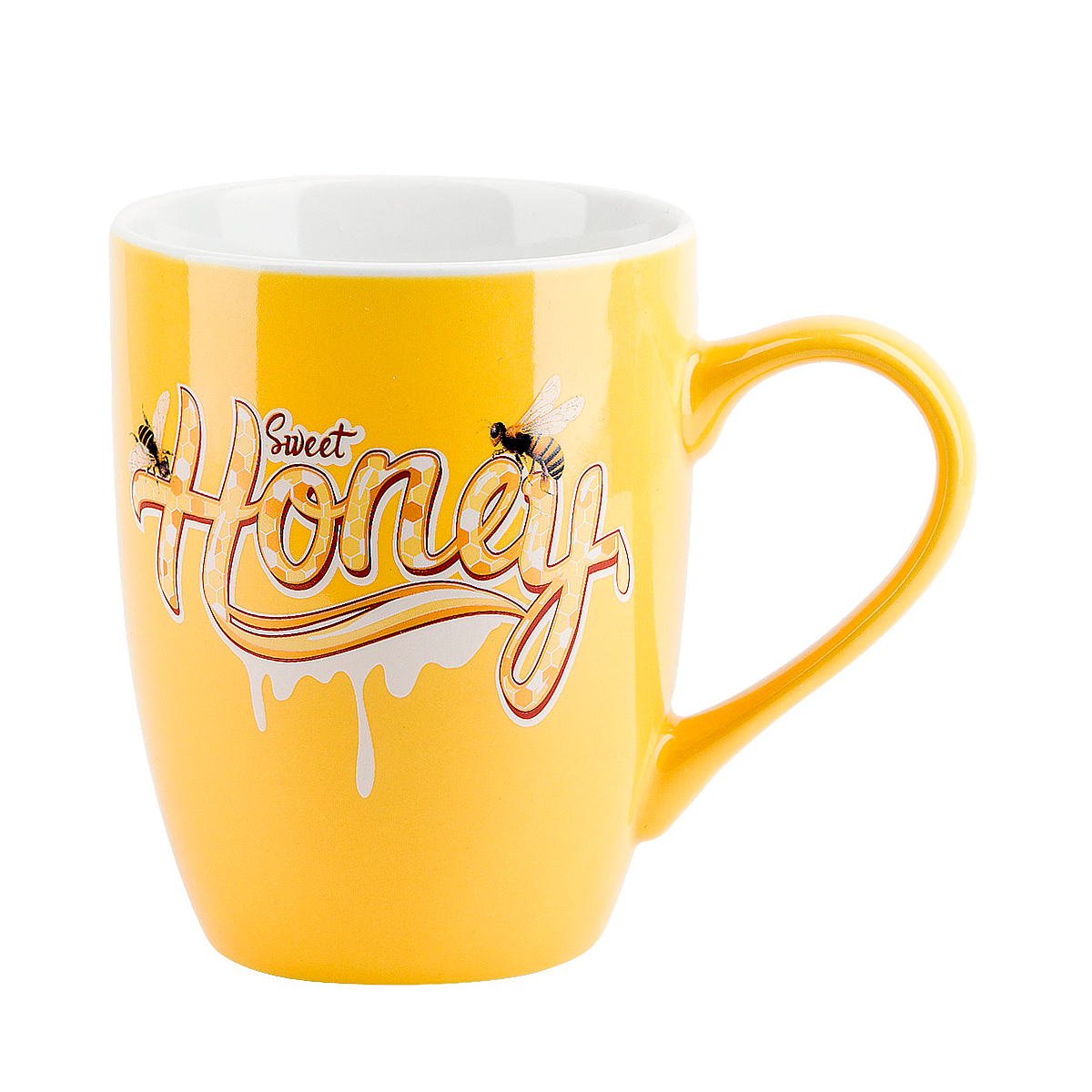 Кружка "sweet honey" 360 мл, фарфор (1/12/48) "polystar collection" 2410041