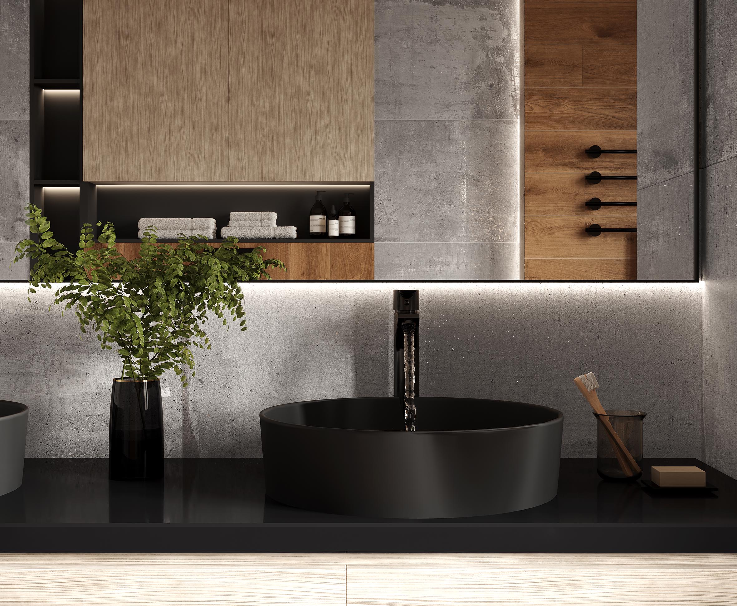 Cemento grigio керамогранит серый матовый карвинг 60x60