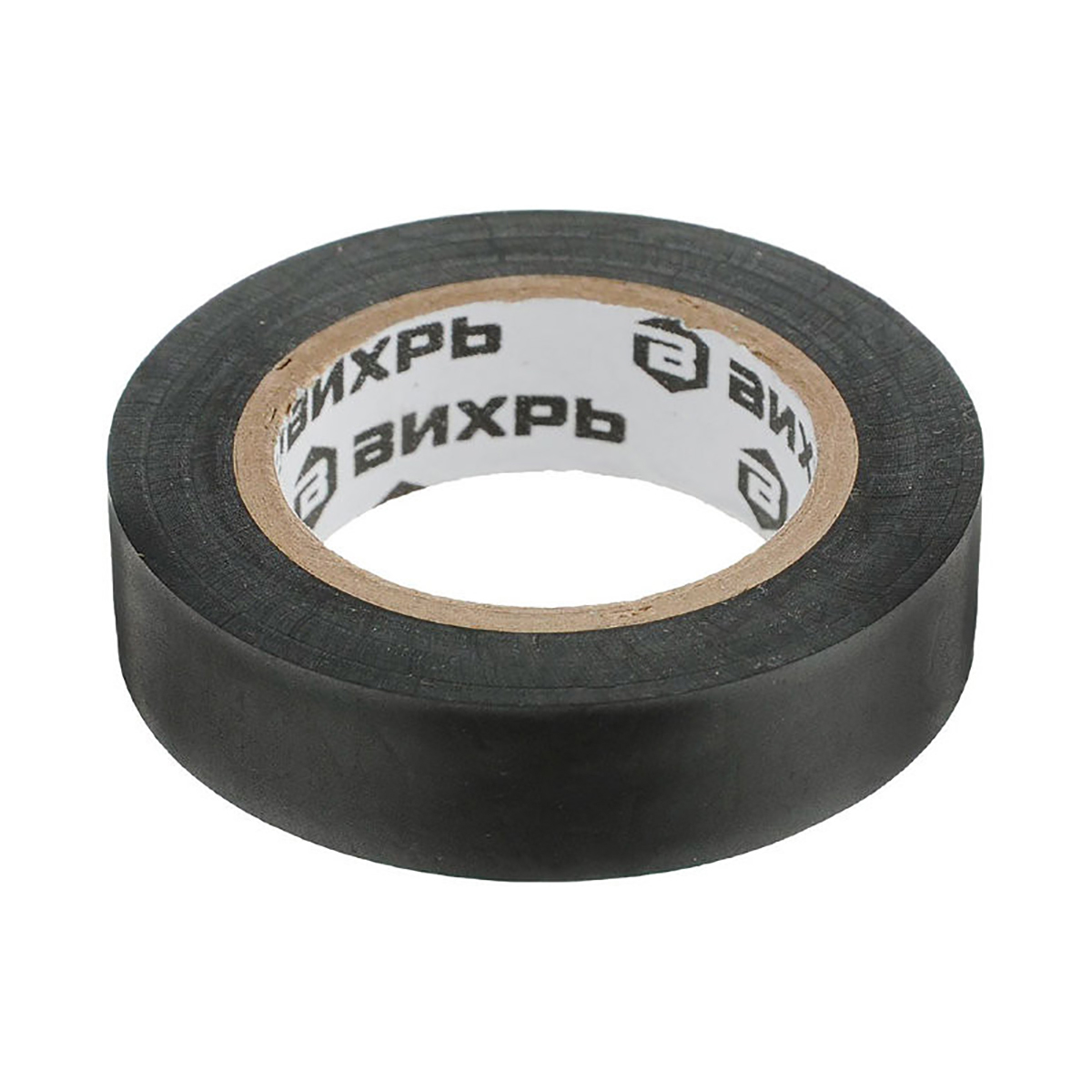 Изолента пвх 19 мм х 20 м черная (10) "вихрь"
