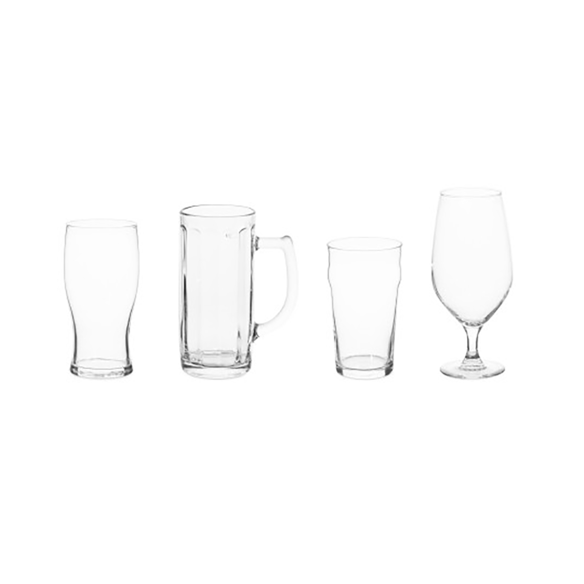 Стакан для пива "время дегустаций" крафт бир (набор 4 шт.) (1/2) "luminarc"