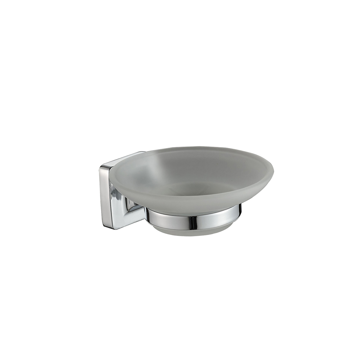 Мыльница с держателем r15002 (нерж.сталь), хром (1/20/80) "frud"