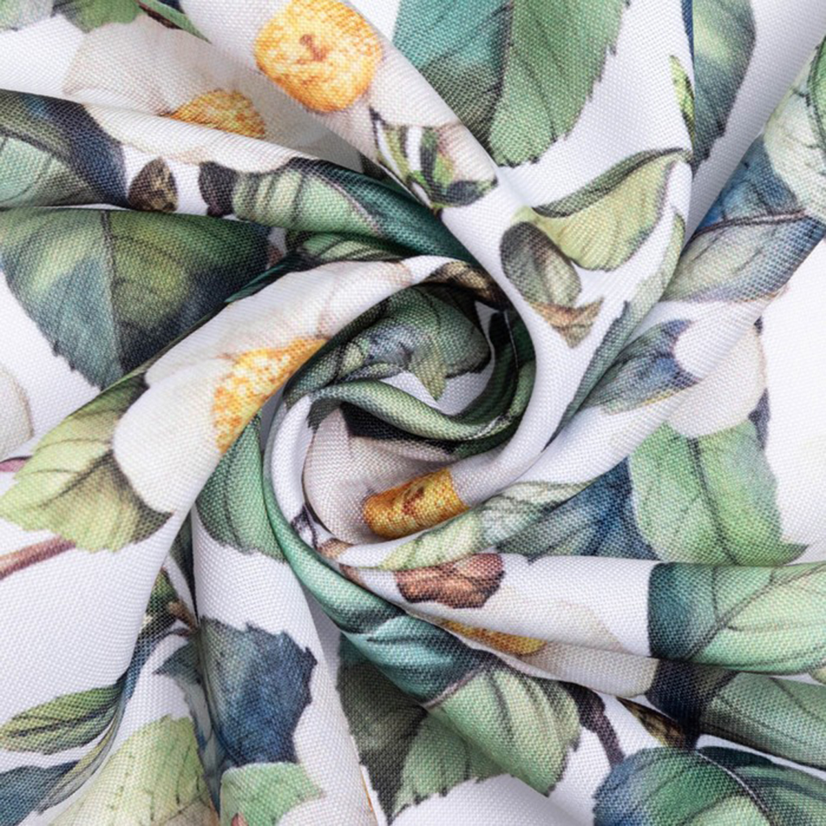 Шторы для кухни "сamellia" 145*180 см компл. 2 шт. с подхватами (1) "этель" 7183000