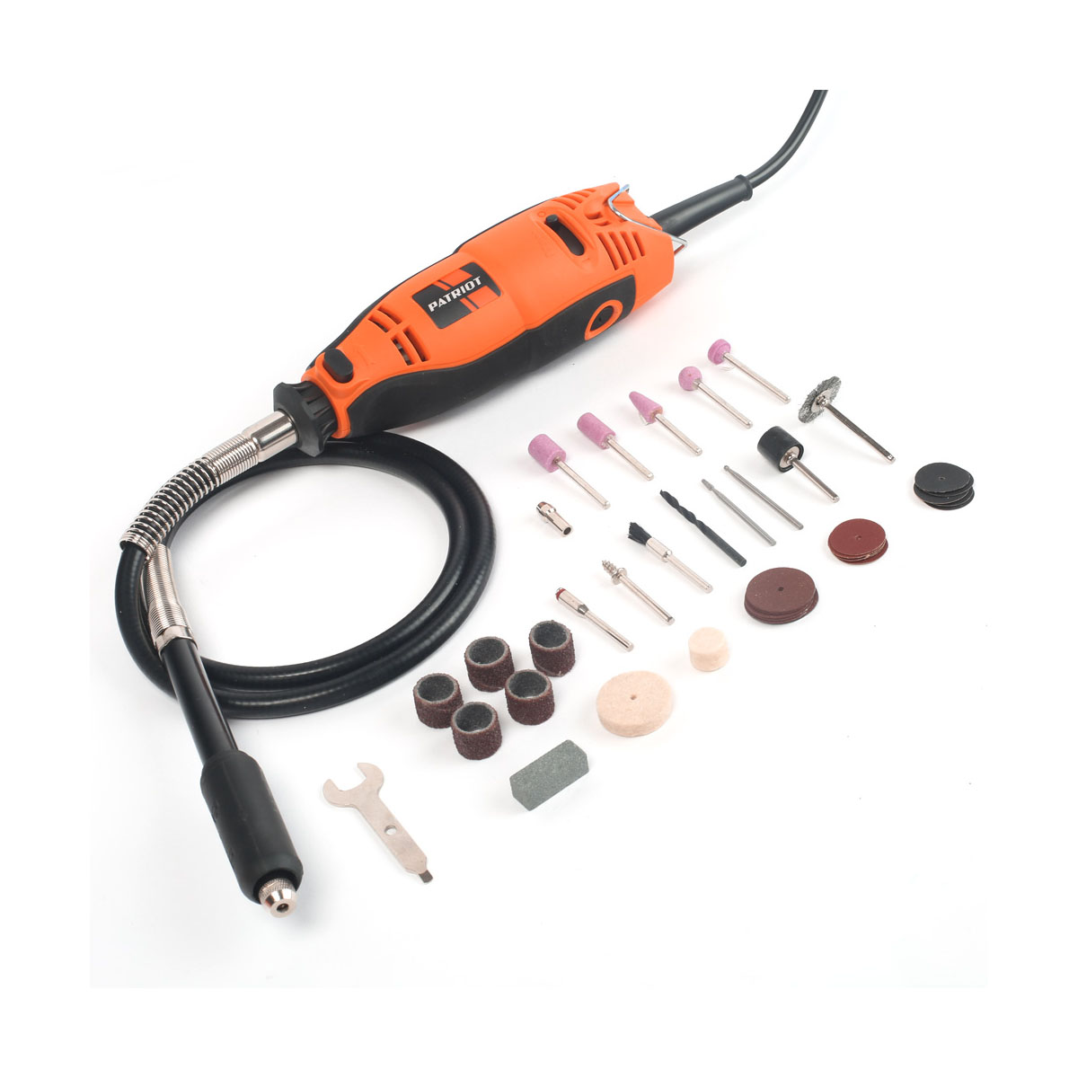 Гравер электрич. ee 160 с гибким валом (1/4) "patriot" 150301160