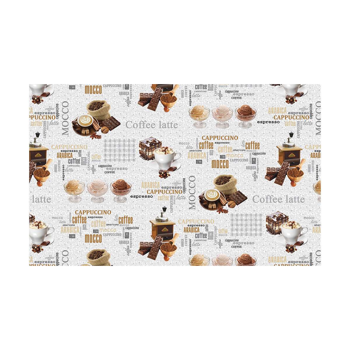 Клеенка пвх основа нетканая 135 см  рулон 20 м (1)  "major" 576/0 (белый)