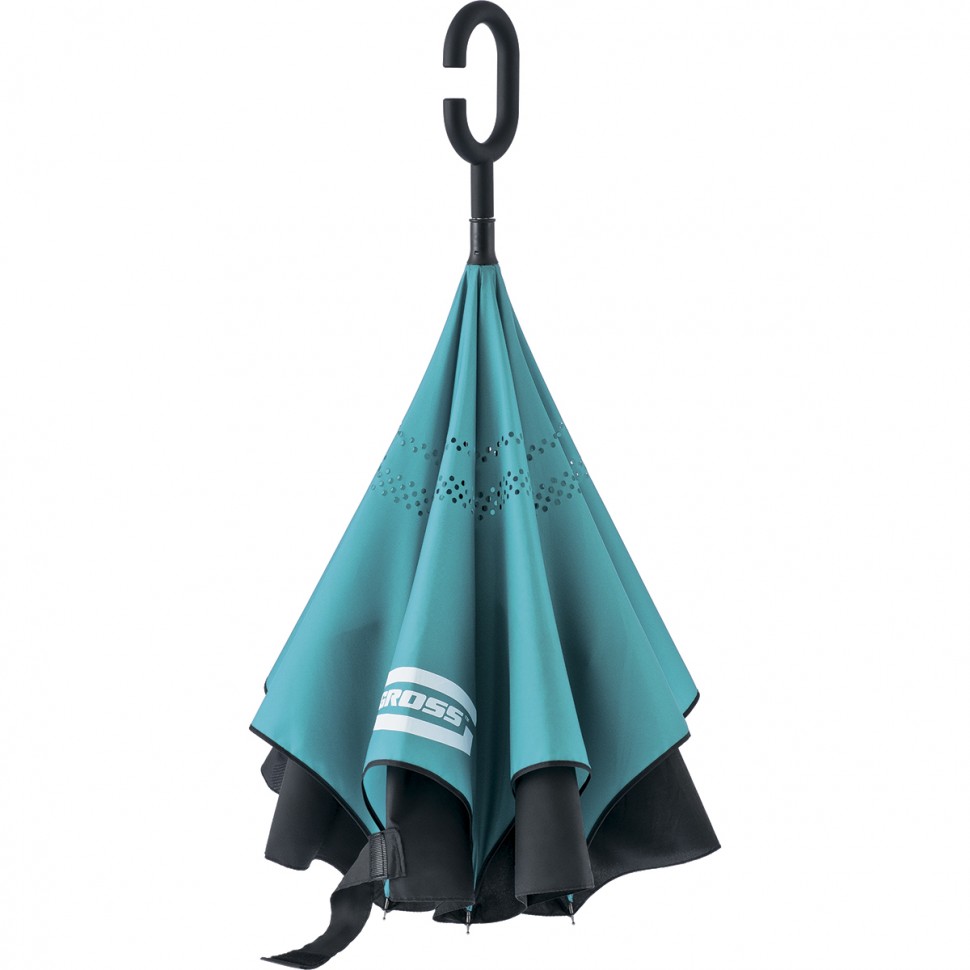 Зонт-трость обратного сложения, эргономичная рукоятка с покрытием Soft ToucH Gross (69701)