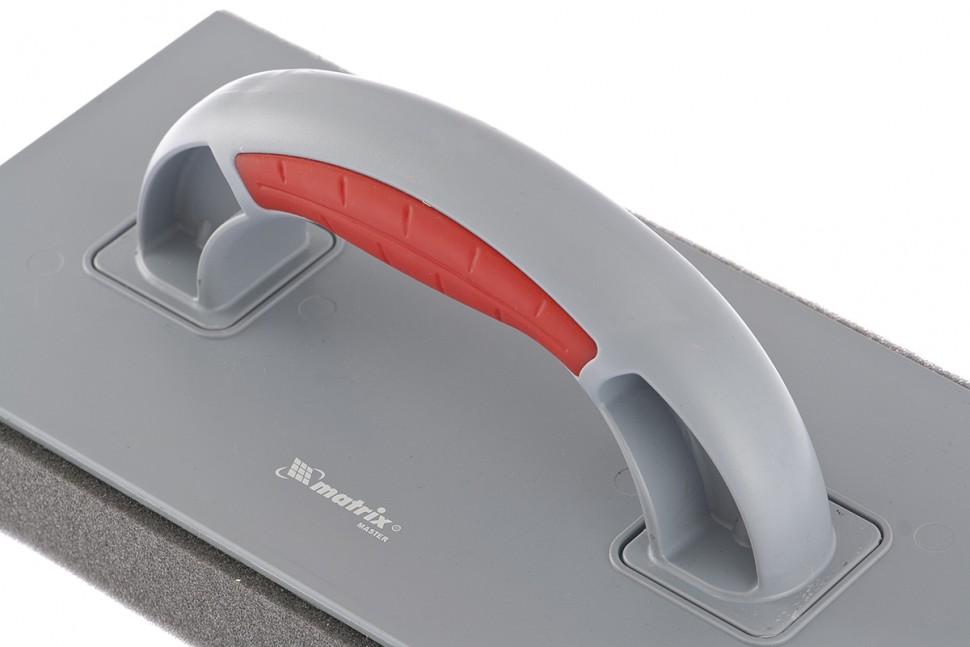 Терка пластмассовая, губчатое покрытие 30 мм, 270 x 130 мм, двухкомпонентная ручка Matrix (86805)