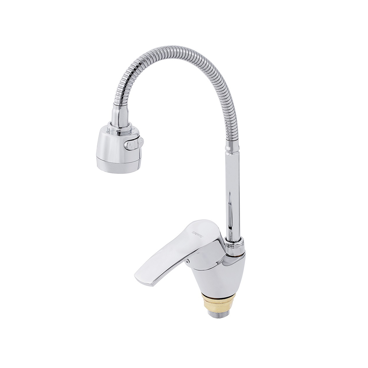 Смеситель для кухни "tsarsberg" tsb-722-1160 гибкий излив (1/10) "профсан"