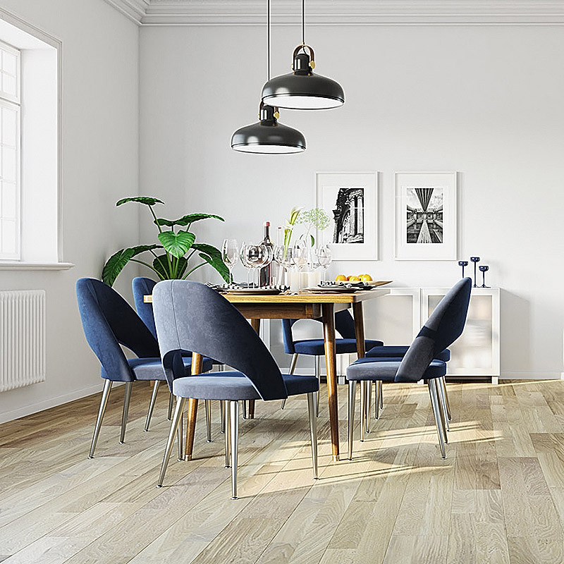 Паркетная доска Polarwood Дуб Нептун белое масло трехполосный Oak Neptune White Oiled Loc 3S