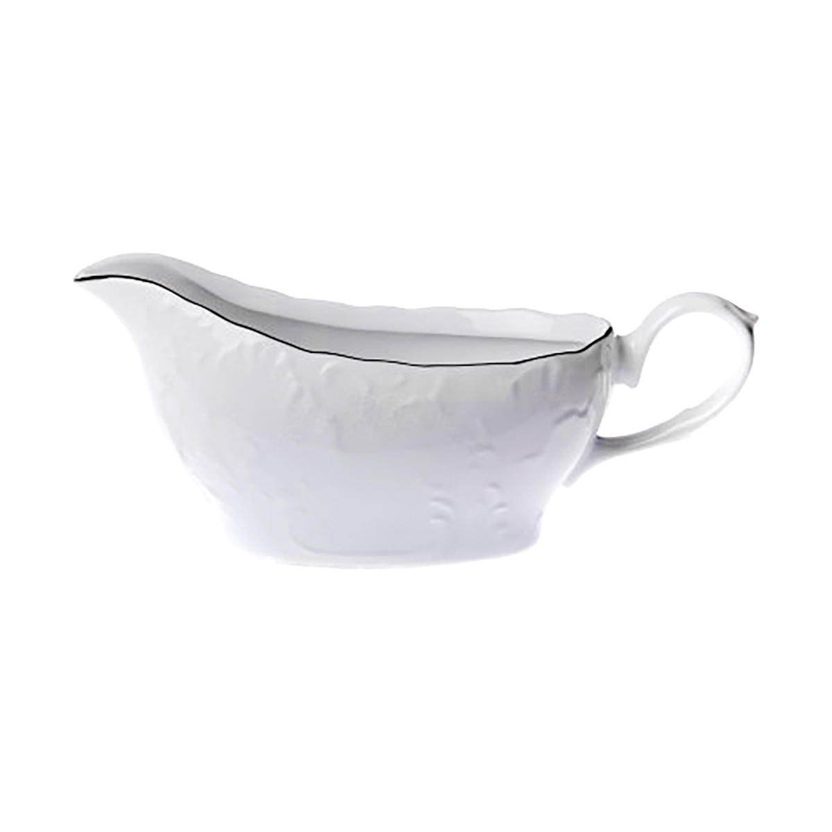 Соусник "rococo" узор платина 500 мл (1/4/36) "cmielow" 0033360-omaz2304-рококо