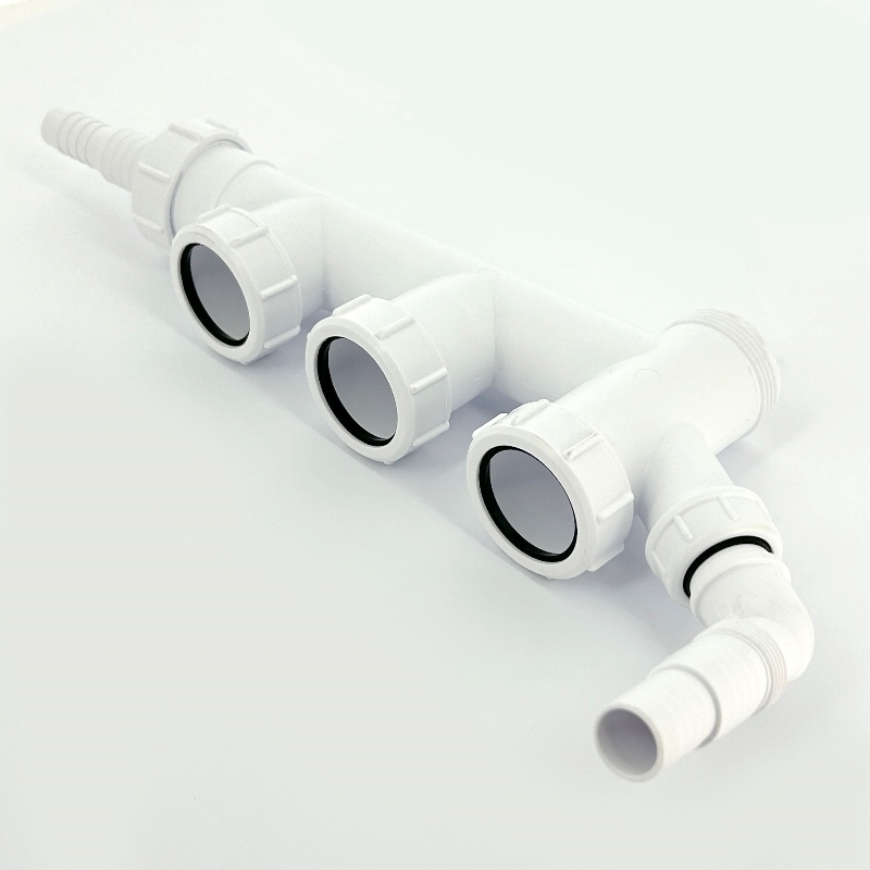 Соединительный элемент McALPINE с 3-мя входами Ду=40мм (компрессионное соединение), 2-мя адаптерами