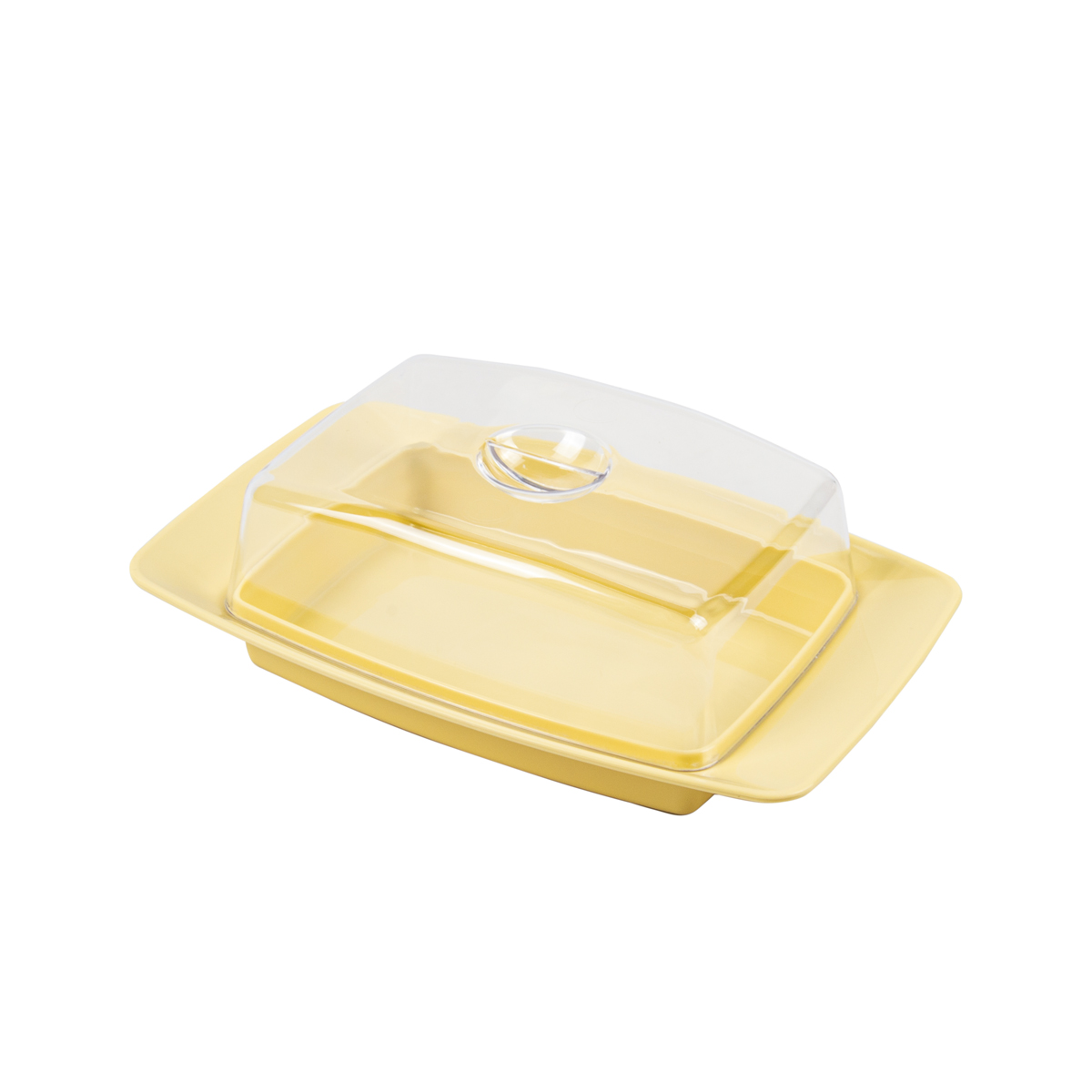 Масленка пласт. "смак" с прозрачной крышкой (1/18) "альтернатива" м384