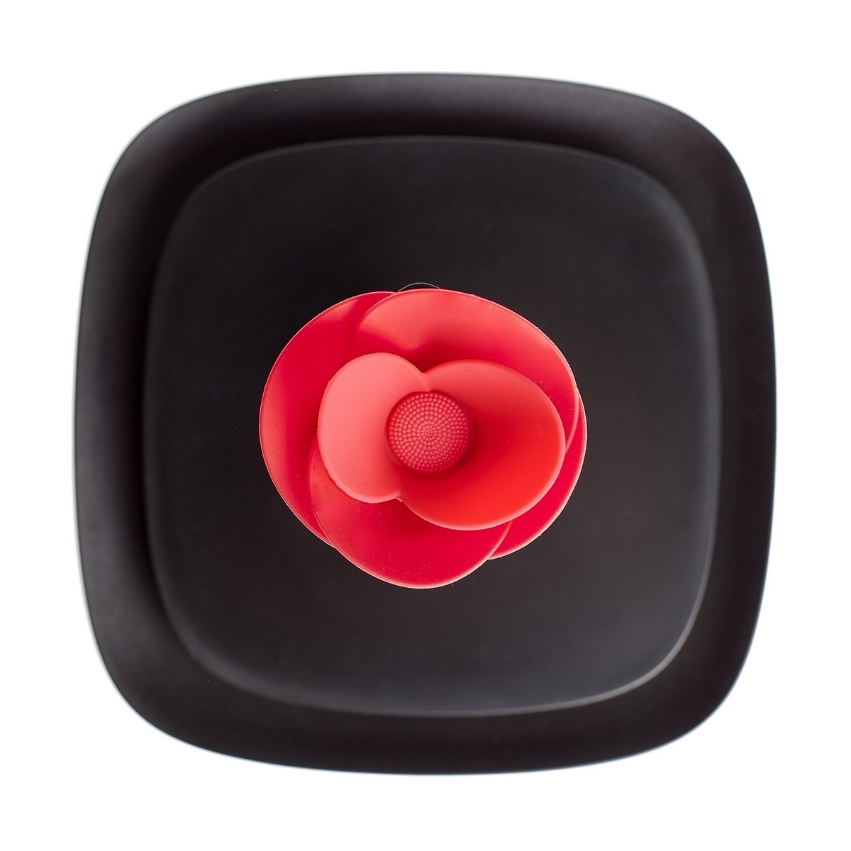 Салфетница "rose" черная (1/4) "vigar" 5329