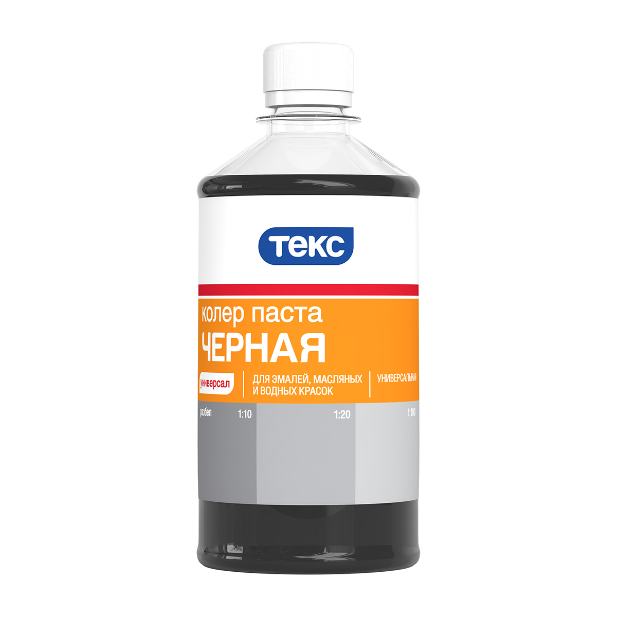 Паста колер. универс. № 11  черная   0,5 л (12) текс