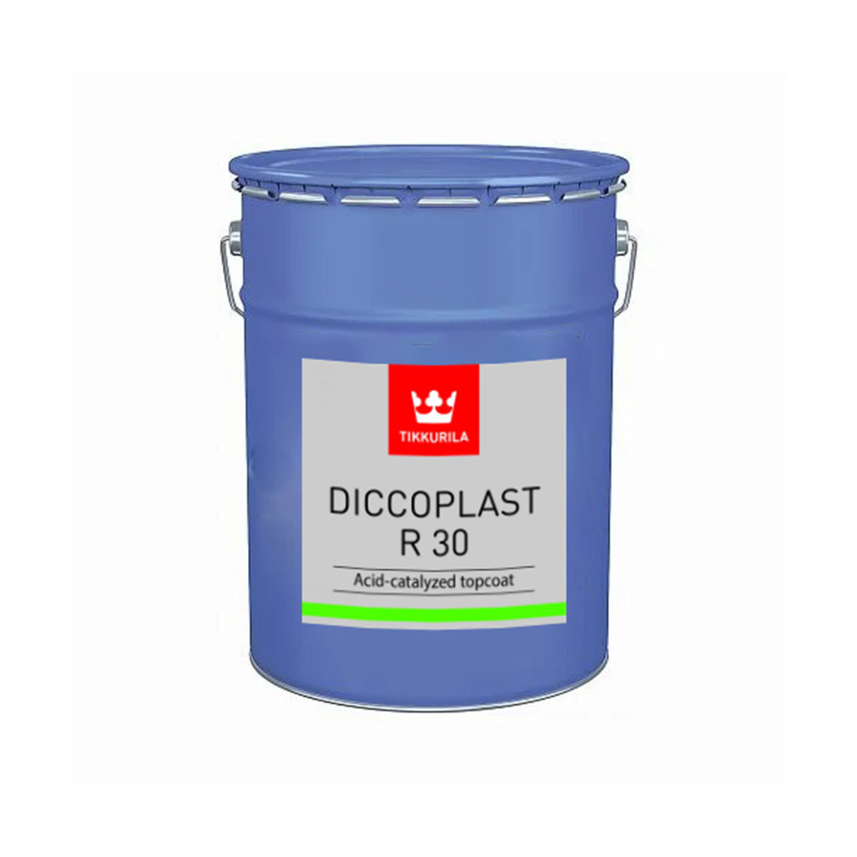 Краска кислотного отверждения "диккопласт" r 30 tal 0,9 л (1/450) "тиккурила"