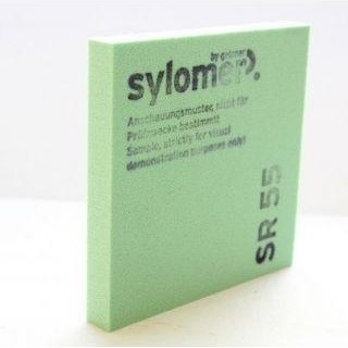 Виброизоляционная плита Sylomer SR 55 зеленый лист 1200x1500x12,5мм