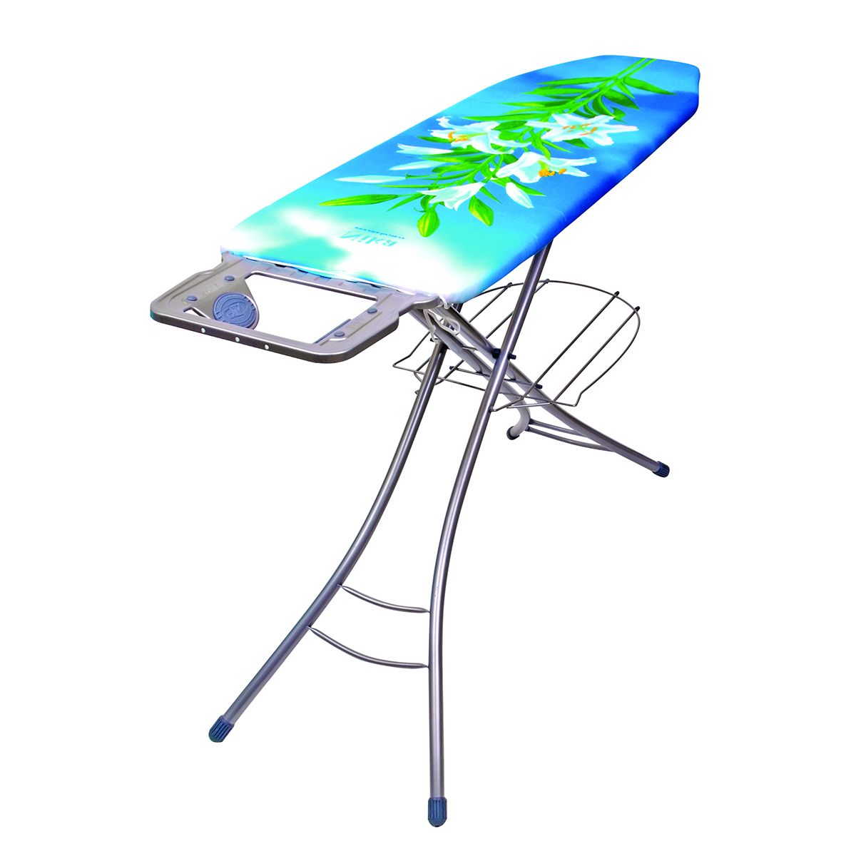 Доска гладильная "эльза премиум" 122 х 40 см (1/3)  металл  "ника"