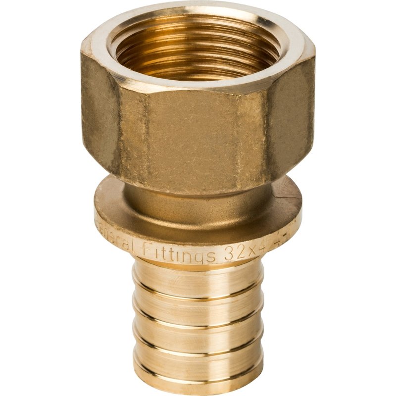 Муфта ВР 32 x 1" аксиальная для труб PE-X STOUT