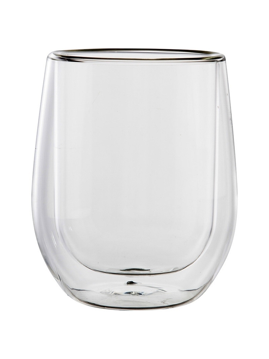 Стакан стекл. "aroma" 200 мл с двойными стенками (1/24) "leonord"