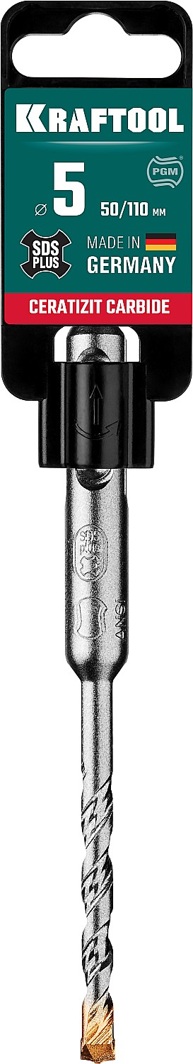 KRAFTOOL Cerazit Carbide, 5 х 110 мм, SDS-plus бур (29320-110-05)