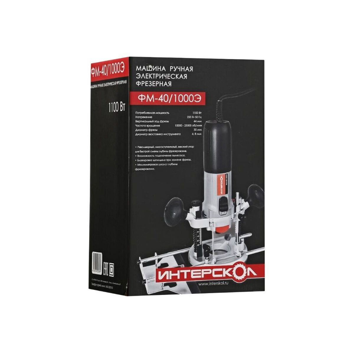 Фрезер универс. фм-40/1000э (1/6) "интерскол" 440.1.0.00