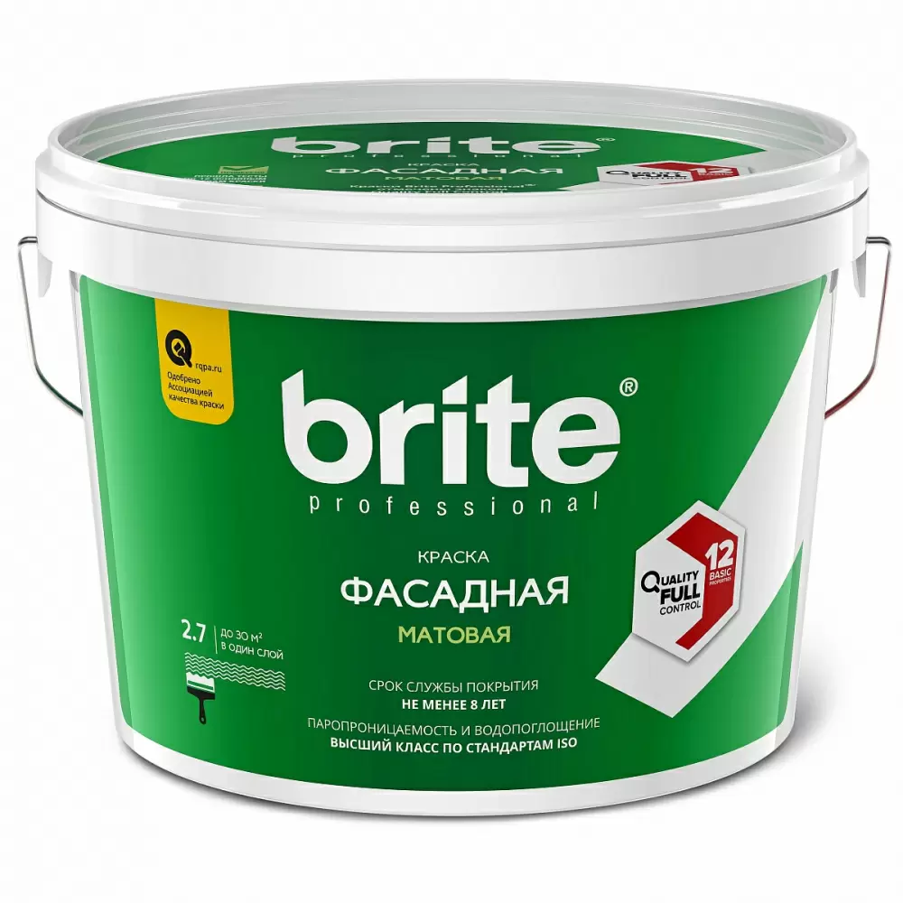 Brite Professional Ti Pure Quality / Брайт профессиональная краска для минеральных фасадов