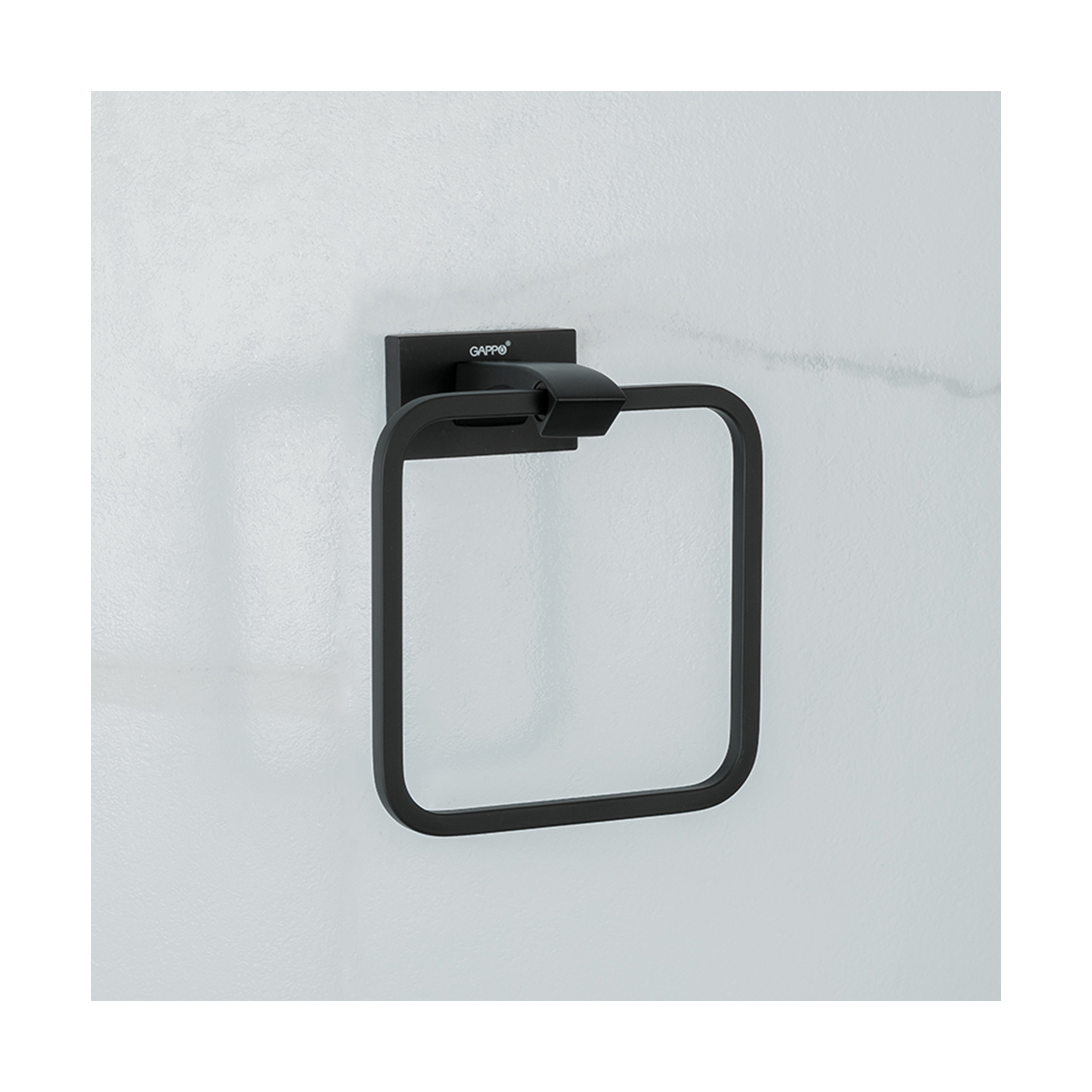 Полотенцедержатель-кольцо g0704-6, черный (1/15/30) "gappo"