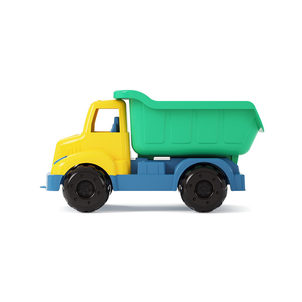 Машинка детская "самосвал" мини (желтая) (1/6) "альтернатива" м6700