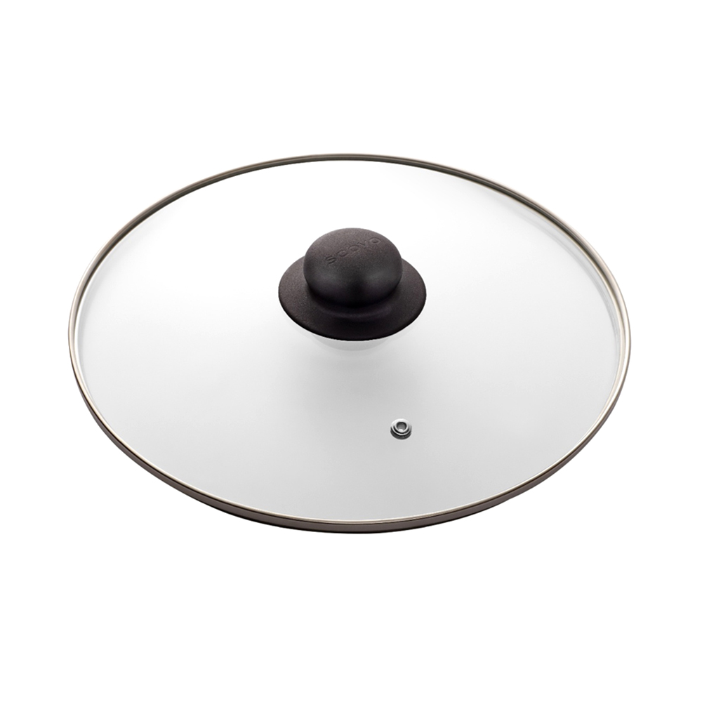 Крышка стеклянная 24 см (1/7) "scovo"