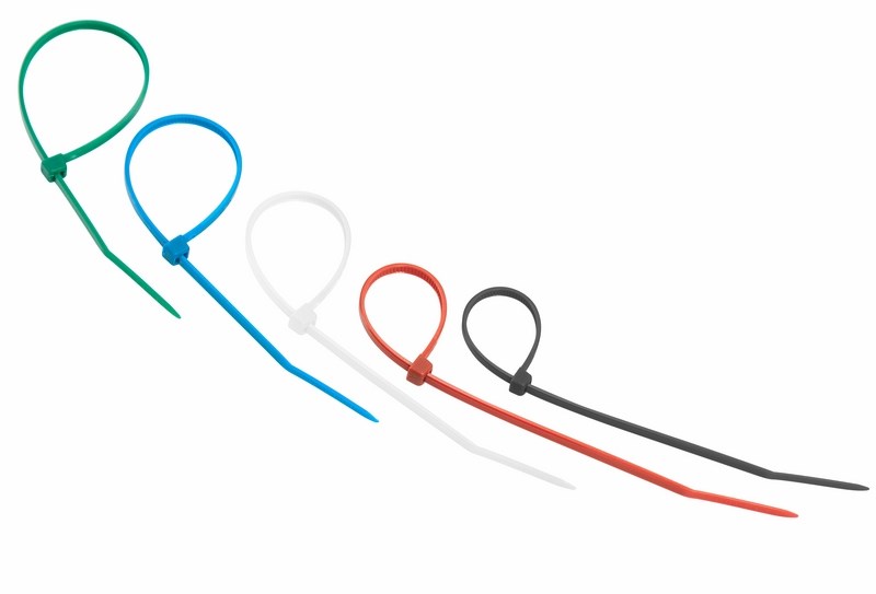 Хомуты нейлон 2,5 х 150 мм (набор 25 шт.), разноцветные (1/10/1000) "rexant" 07-0158-25