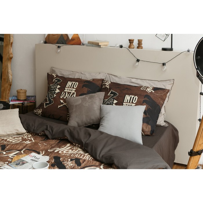 Постельное белье "этель" dark rock's евро (бязь) (1/5) 4154826