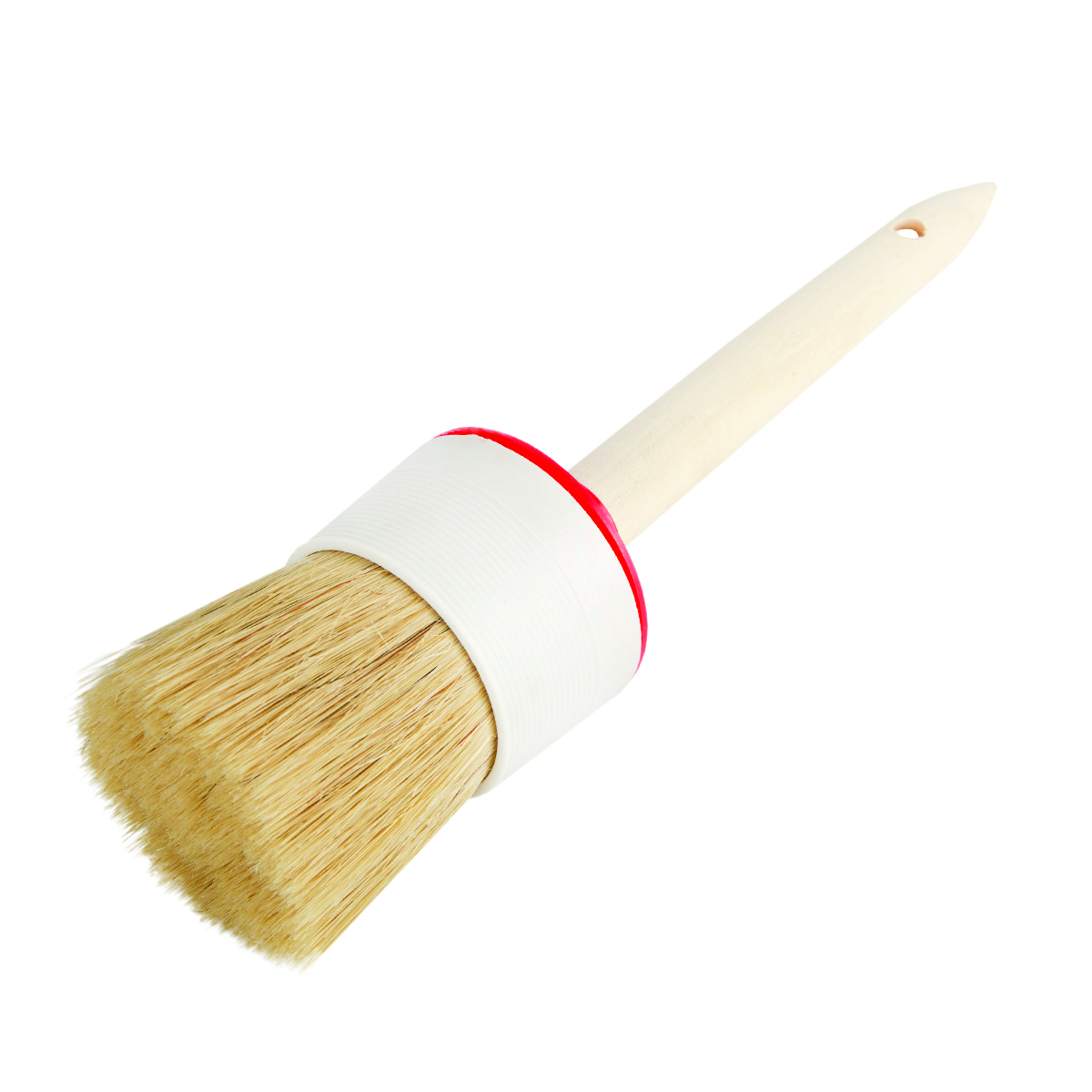 Кисть круглая  №18/60 мм  (6/120) натур.щетина, дерев.ручка "кедр"  010-5560