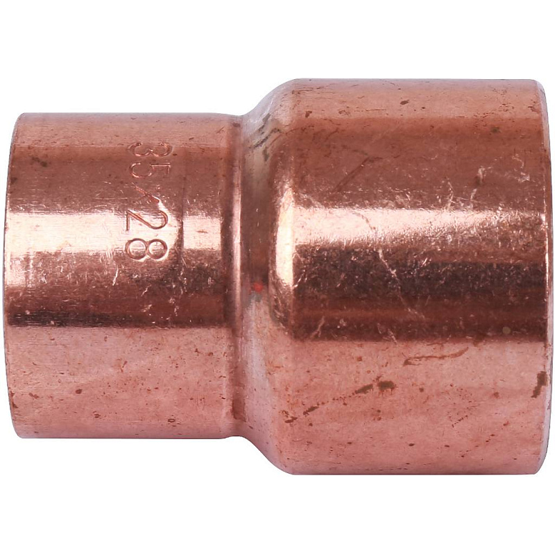 Муфта 35х28 переходная двухраструбная медная SANHA под пайку 152403528