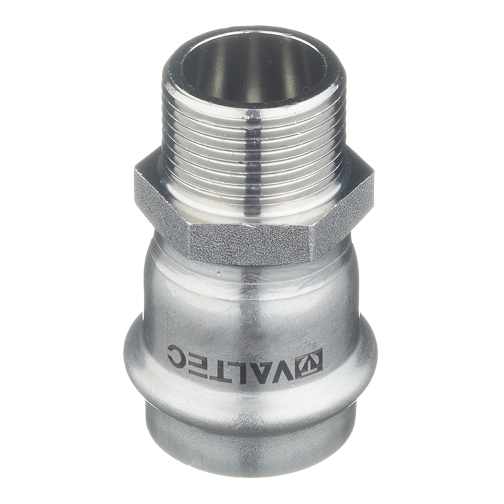 Муфта пресс-Н 35 мм х 1" нержавеющая сталь VALTEC