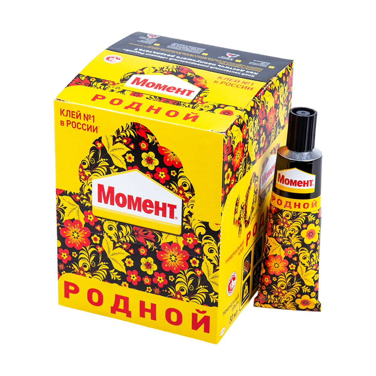 Клей момент "родной" 50 мл в шоу-боксе (8/96)  хенкель