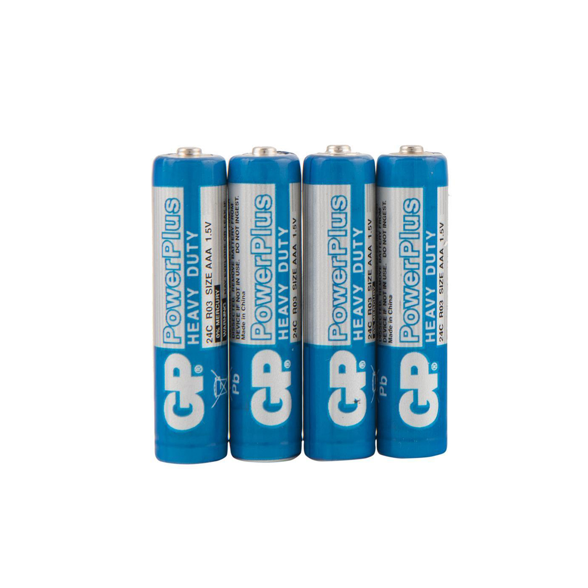 Батарейка gp powerplus 24cebra-2s4  тип ааа (4 шт. в слюде) (10/250)